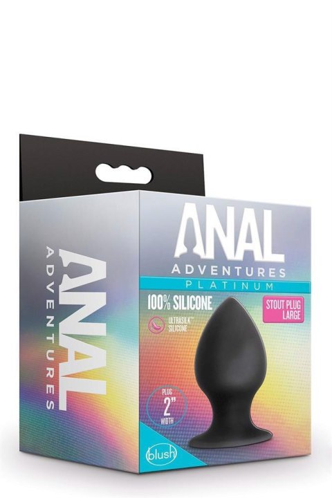 ANAL ADVENTURES PLATINUM ANAL STOUT PLUG