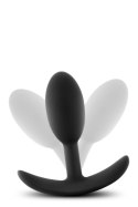 ANAL ADVENTURES SILICONE VIBRA SLIM PLUG SMALL BLACK