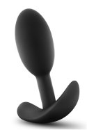 ANAL ADVENTURES SILICONE VIBRA SLIM PLUG SMALL BLACK