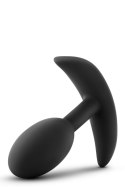 ANAL ADVENTURES SILICONE VIBRA SLIM PLUG SMALL BLACK