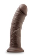 AU NATURAL 8INCH DILDO CHOCOLATE