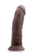 AU NATURAL 8INCH DILDO CHOCOLATE