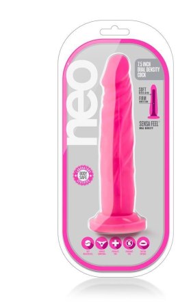 NEO 7.5INCH DUAL DENSITY COCK NEON PINK