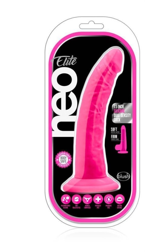 NEO ELITE 7.5INCH DUAL DENSITY COCK NEON