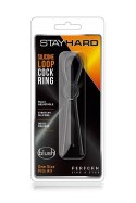 STAY HARD SILICONE LOOP COCK RING BLACK