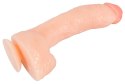 Realistixxx - Naturalne Dildo Z Żyłami Żołędziem I Jądrami 27.5cm