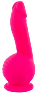 Sweet Smile - Różowy Wibrator Z Przyssawką 19 cm Powerful Vibrator