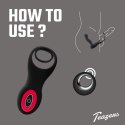 Teazers Cock & Ball Ring Prostate Vibrator with Remote Control