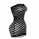 Fishnet Dress Eloisa- Black