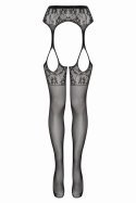 Suspender pantyhose Sulita - Black