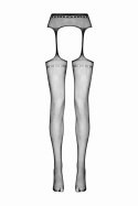 Suspender pantyhose Tula - Black