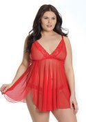 Coquette - Babydoll i stringi - plus size