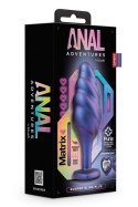 ANAL ADVENTURES MATRIX BUMPED BLING PLUG SAPPHIRE