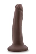 DR. SKIN PLUS 5 INCH POSABLE DILDO CHOCOLATE