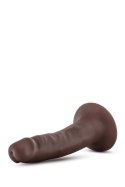 DR. SKIN PLUS 5 INCH POSABLE DILDO CHOCOLATE