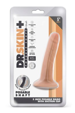 DR. SKIN PLUS 5 INCH POSABLE DILDO VANILLA