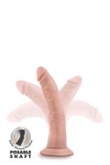 DR. SKIN PLUS 7 INCH POSABLE DILDO VANILLA