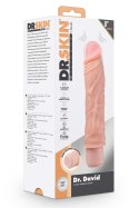 DR. SKIN SILICONE DR. DAVID 8 INCH VIBRATING DILDO BEIGE