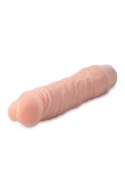 DR. SKIN SILICONE DR. DAVID 8 INCH VIBRATING DILDO BEIGE