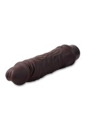 DR. SKIN SILICONE DR. DAVID 8 INCH VIBRATING DILDO BROWN