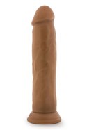 DR. SKIN SILICONE DR. HENRY 9 INCH DILDO WITH SUCTION CUP MOCHA