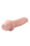 DR. SKIN SILICONE DR. RICHARD 9 INCH VIBRATING DILDO BEIGE