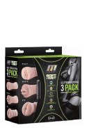 M FOR MEN 3PACK VIBRATING SLEEVE KIT