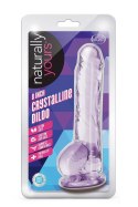 NATURALLY YOURS 8" CRYSTALLINE DILDO AMETHYST