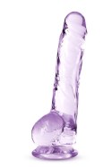 NATURALLY YOURS 8" CRYSTALLINE DILDO AMETHYST