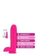 NEO 10 INCH DUAL DENSITY DILDO NEON PINK