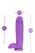 NEO 10 INCH DUAL DENSITY DILDO NEON PURPLE