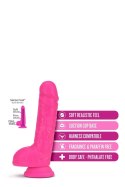 NEO 9 INCH DUAL DENSITY DILDO NEON PINK