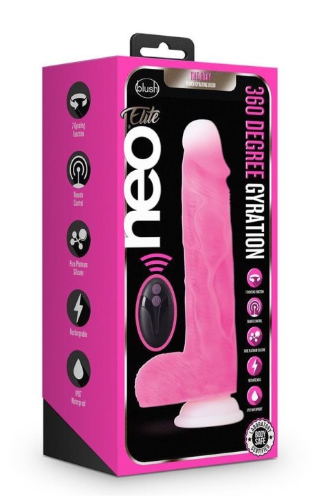 NEO ELITE ROXY 8INCH GYRATING DILDO PINK