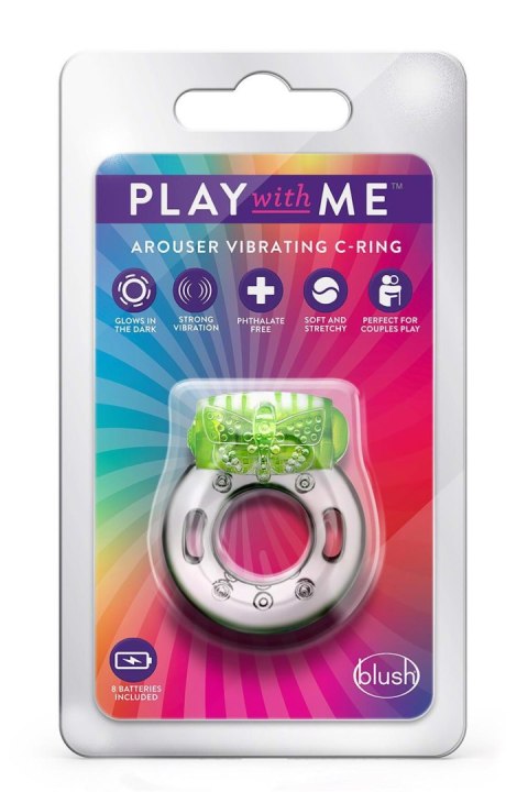 PLAY WITH ME AROUSER VIBRATING C-RING GREEN