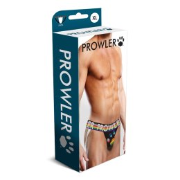 Prowler - Majtki męskie, paski, otwarty tył PAW XL