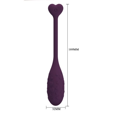 PRETTY LOVE - Fisherman Purple, 12 vibration functions Mobile APP remote control