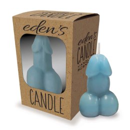 Eden's Candle - Vanilla Scented Penis - Blue