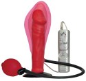 You2Toys - Dildo z pompką do pochwy i odbytu