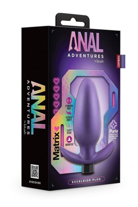 ANAL ADVENTURES MATRIX EXCELSIOR PLUG ASTRO VIOLET