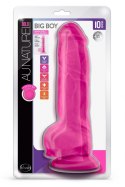 AU NATUREL BOLD BIG BOY 10" DILDO PINK