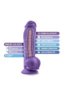 AU NATUREL BOLD BIG BOY10" DILDO PURPLE