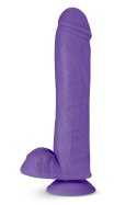 AU NATUREL BOLD BIG JOHN 11" DILDO PURPLE