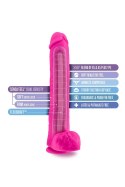 AU NATUREL BOLD DADDY 14" DILDO PINK