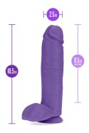 AU NATUREL BOLD HUGE 10" DILDO PURPLE