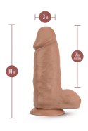 AU NATUREL CHUB 10" DILDO MOCHA