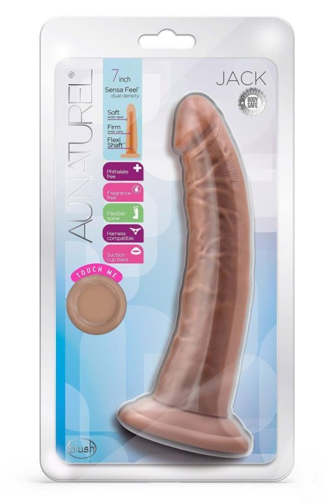 AU NATUREL JACK 7" DILDO MOCHA