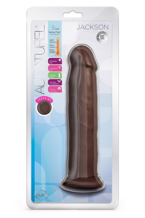 AU NATUREL JACKSON 9" DONG CHOCOLATE