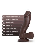 AU NATUREL TROY 6" DILDO CHOCOLATE