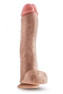 DR. SKIN MR. SAVAGE 11.5 INCH DILDO WITH BALLS BEIGE