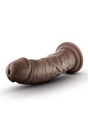 DR. SKIN PLUS 8 INCH THICK POSABLE DILDO CHOCOLATE